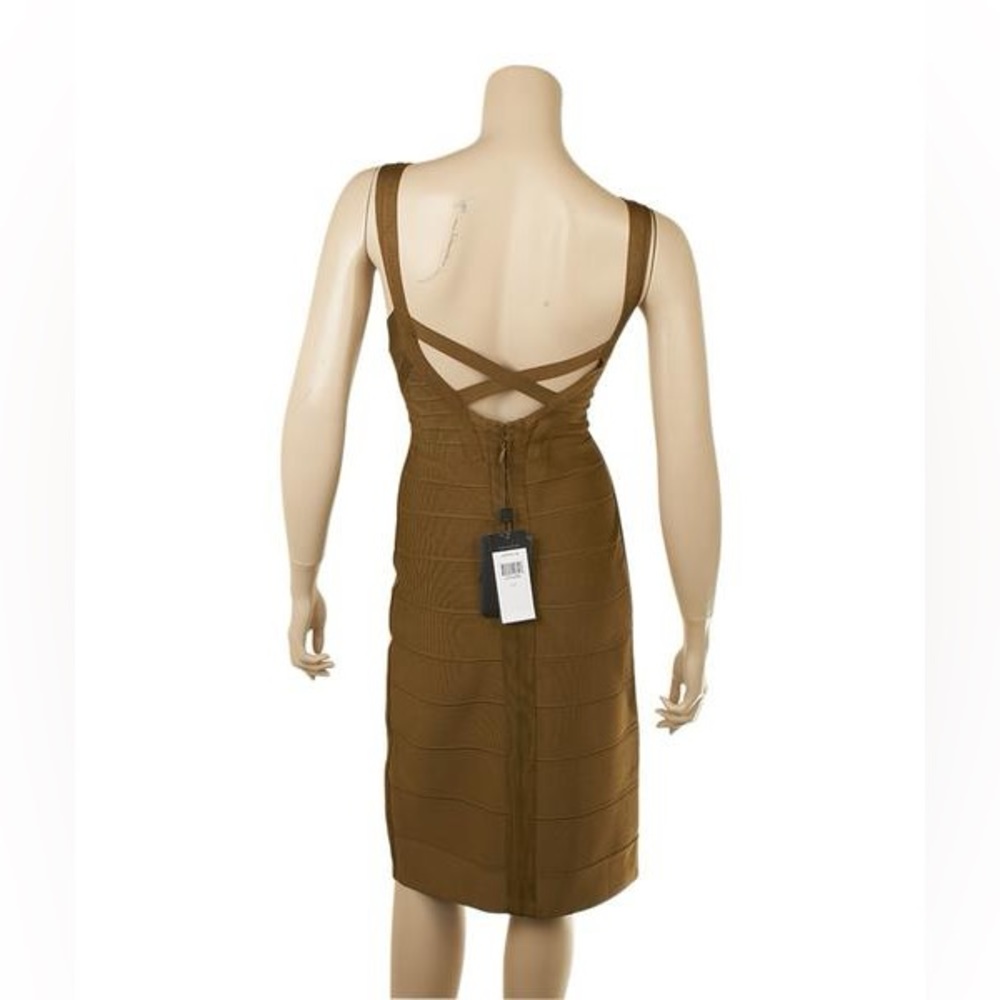 Hervé Leger Green Bandage Cocktail dress